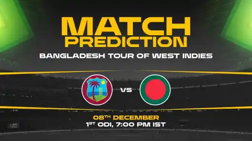 WI vs BAN 1st ODI, Match Prediction- Who Will Win Today?